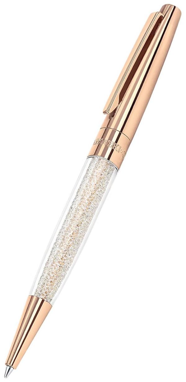 Swarovski Crystalline Stardust Rose Gold Plated Ballpoint Pen 5296363 Online Hot Sale