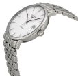 Longines Elegant Automatic Stainless Steel White Dial Date Unisex Watch L4.810.4.12.6 Discount