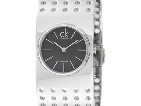 Calvin Klein Grid Women s Quartz Watch K8324107 Online Sale