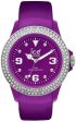 Ice-Watch Stone Tycoon Swarovski Crystals Purple Polyamide & Steel Unisex Strap Watch ST.PS.U.L.10 Discount