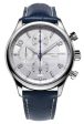 Frederique Constant Runabout RHS Chronograph Automatic Stainless Steel Blue Leather band Silver Dial Mens Watch FC-392RMS5B6 Online Hot Sale