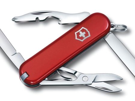 Victorinox Swiss Army Rambler Red Small Pocket Knife with 10 Functions 0.6363 Supply