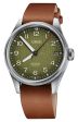 Limited Edition Oris ProPilot Okavango Air Rescue Automatic Green Dial Green Textile Interchangeable Brown Leather Strap Date Mens Watch 751 7761 4187-Set Supply