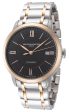 Baume & Mercier Classima Automatic Stainless Steel & 18K Rose Gold Black Dial Date Mens Watch M0A10293 Supply