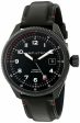 Hamilton Khaki Aviation Takeoff Air Zermatt Automatic Black Steel Black Dial Date Black Leather Strap Mens Watch H76695733 on Sale