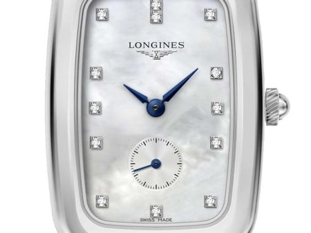 Longines Equestrian Stainless Steel Womens Watch Mother-of-Pearl Dial L6.142.4.87.6 on Sale