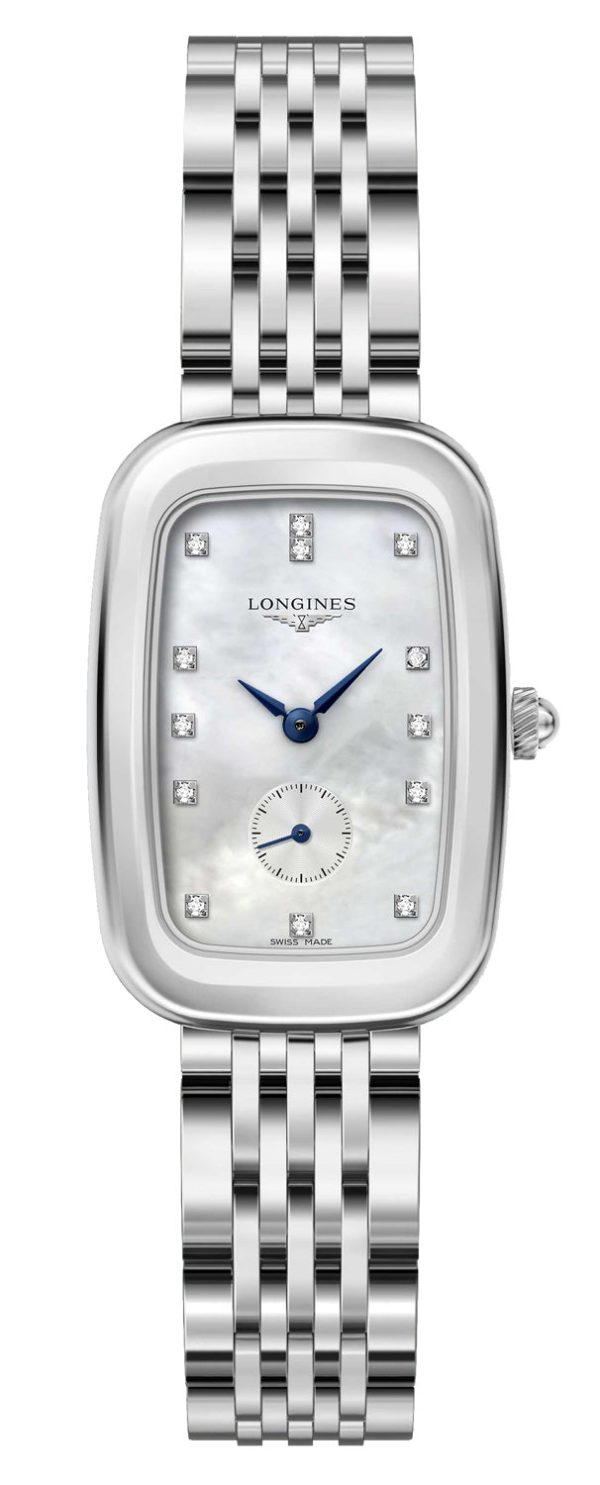 Longines Equestrian Stainless Steel Womens Watch Mother-of-Pearl Dial L6.142.4.87.6 on Sale