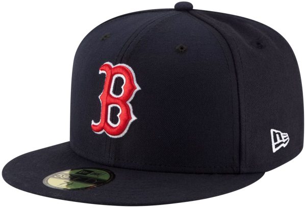 New Era 59FIFTY Boston Red Sox MLB Authentic Collection On-Field Fitted Cap, Navy, Size 7 3 8, 70331911 For Cheap