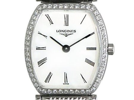 Longines La Grande Classique Stainless Steel & Diamond Womens Luxury Watch L4.288.0.11.6 Cheap