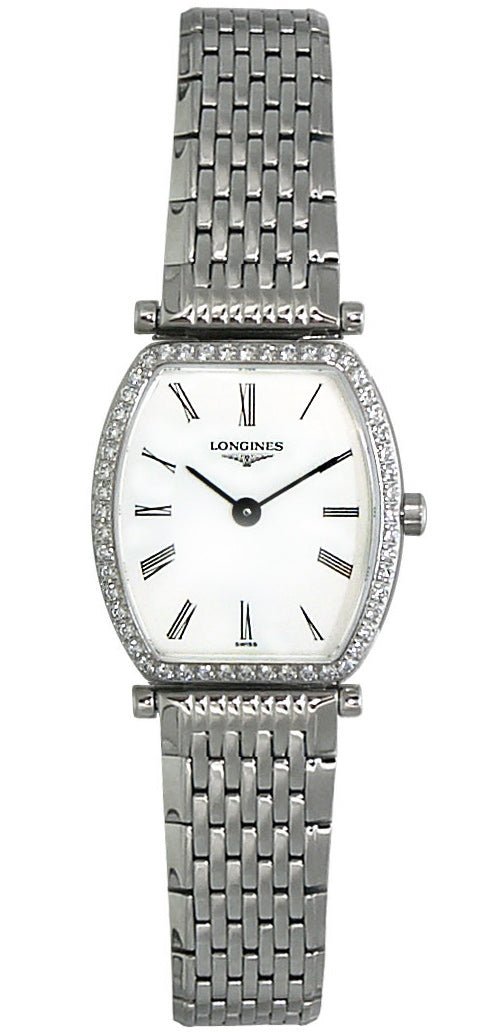 Longines La Grande Classique Stainless Steel & Diamond Womens Luxury Watch L4.288.0.11.6 Cheap