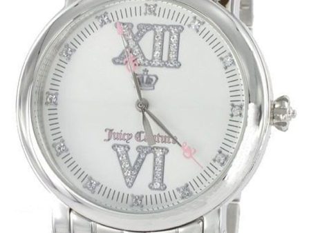 Juicy Couture Stainless Steel Analog Silver Dial Women s Watch Quartz 1900605 Sale