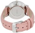 Cluse Minuit Pink Leather Strap White Dial Quartz Womens Watch CL30005 Online Sale