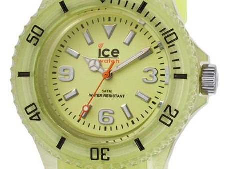 Ice-Watch Ice-Glow Polyamide & Silicon Womens Yellow Watch GL.GY.S.S.11 For Discount