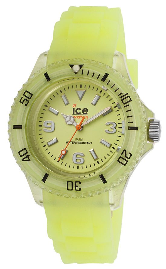 Ice-Watch Ice-Glow Polyamide & Silicon Womens Yellow Watch GL.GY.S.S.11 For Discount