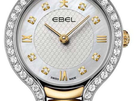 Ebel Beluga Two-Tone Stainless Steel White Mother-Of-Pearl Dial Diamonds Quartz Womens Watch 1216592 Supply