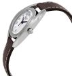 Longines Equestrian Stainless Steel Silver Dial Brown Leather Strap Date Quartz Womens Watch L6.136.4.71.2 Fashion