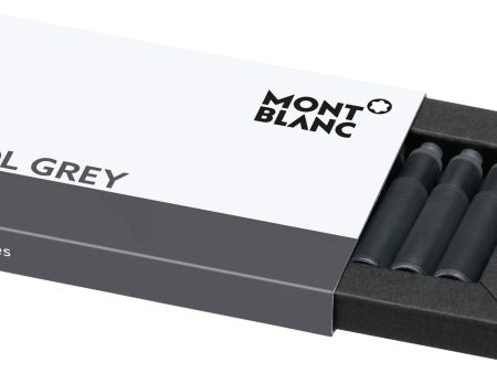 Montblanc Ink Cartridges Cool Grey 8 Pack 119718 Fashion