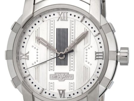 Dewitt Glorious Knight Automatic Steel Mens Watch Silver Dial FTV.HMS.002.S Online Hot Sale