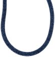 Swarovski Stardust Dark Blue Nylon Fishnet Tube Crystal Necklace for Women 5127503 For Cheap