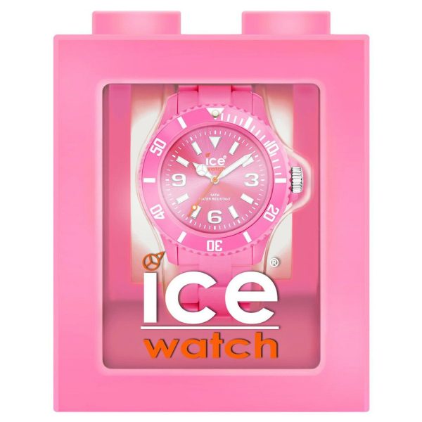 Ice-Watch Classic Solid Polyamide Mens Pink Fashion Watch CS.PK.B.P.10 Discount