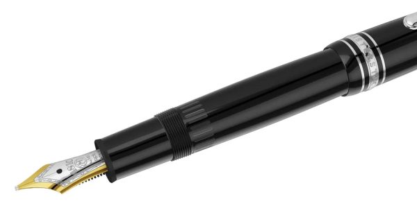 Montblanc Meisterstuck Black Resin LeGrand Traveler Fountain Pen 114226 Online