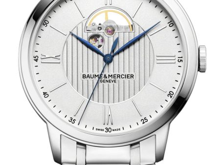 Baume & Mercier Classima Stainless Steel Automatic Silver Dial Mens Watch M0A10525 Cheap