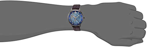 Kenneth Cole New York Men s Quartz Stainless Steel Case Brown Leather Strap Casual Watch (Model:KC50559001) Online Hot Sale