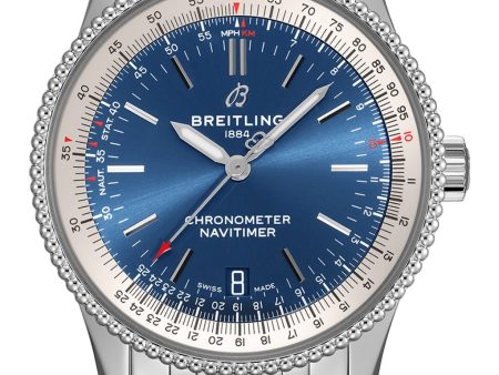 Breitling Navitimer Automatic Stainless Steel Blue Dial Date Mens Watch A17325211C1A1 on Sale