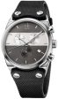 Calvin Klein Eager Chronograph Black Nylon Strap Black and Silver Dial Quartz Mens Watch K4B371B3 Online Hot Sale