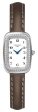 Longines Equestrian Stainless Steel White Dial Brown Leather Strap Diamonds Quartz Womens Watch L6.140.0.13.2 Cheap