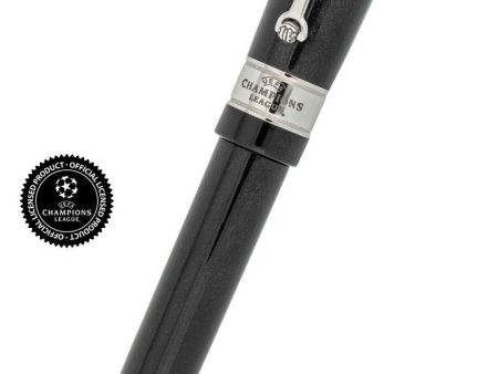 Montegrappa UCL Trophy Black Resin & Stainless Steel Ballpoint Pen ISUTRBAC Online Hot Sale