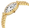 Frederique Constant Classics Art Deco Yellow Gold Plated Stainless Steel Oval Case Mother-of-Pearl Dial Quartz Womens Watch FC-200MPW2V5B Fashion