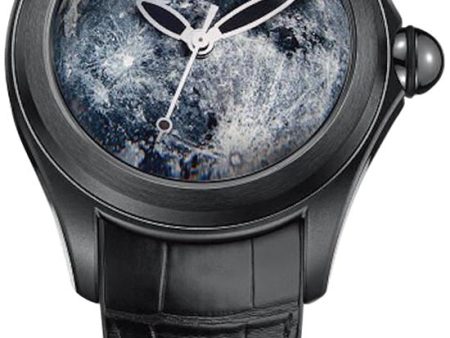 Corum Bubble 47 Solar System Moon Limited Edition Black PVD Steel Mens Automatic Watch 082.310.98 0001 MO01 Supply