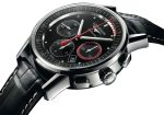 Longines Heritage Column-Wheel Chronograph Automatic Stainless Steel Black Leather Strap Black Dial Date Mens Watch L4.754.4.52.3 Discount