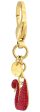 Swarvoski Swan Bag Charm Red Crystals Gold Plated Steel 5526754 Cheap