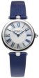 Frederique Constant Classics Art Deco Stainless Steel Blue Satin Strap Mother-of-Pearl Dial Diamonds Quartz Womens Watch FC-200MPWN2AR2D6 Hot on Sale