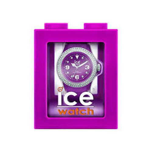 Ice-Watch Stone Tycoon Swarovski Crystals Purple Polyamide & Steel Unisex Strap Watch ST.PS.U.L.10 Discount