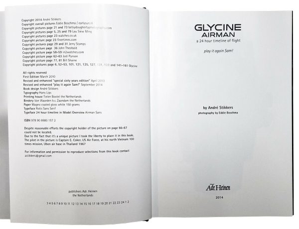 Glycine Airman Book - Play it again Sam! Airman History and Overview Online Sale