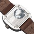 SEVENFRIDAY P-Series Automatic Gunmetal PVD Black Skeleton Dial Brown Leather Strap Mens Watch P2C 01 Online Hot Sale