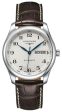 Longines Master Collection Automatic Stainless Steel Silver Dial Brown Leather Strap Day Date Mens Watch L2.755.4.78.3 Online Sale