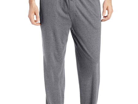 Hanes men s big knit pant with set-on elastic on Sale