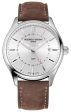 Frederique Constant Classics GMT Stainless Steel Silver Dial Brown Leather Strap Date Quartz Mens Watch FC-252SS5B6 For Cheap