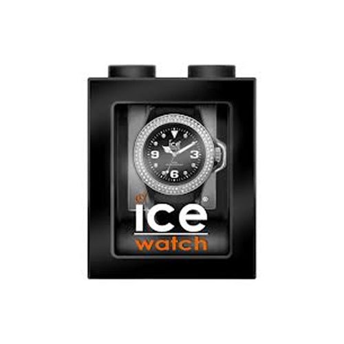 Ice-Watch Stone Tycoon Swarovski Crystals Black Polyamide & Steel Unisex Strap Watch ST.BS.U.L.10 Online now