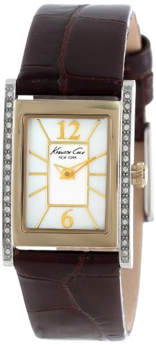 Kenneth Cole New York Women s Quartz Stainless Steel Case Leather Strap Brown Casual Watch (Model:KC2750) Online