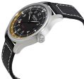 Alpina Startimer Pilot GMT Stainless Steel Black Canvas Black Dial Date Quartz Mens Watch AL-247BBG4S6 Online Hot Sale