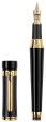 Limited Edition Montegrappa F1 Speed Podium Black Stub Nib Yellow Gold Black Fountain Pen ISS1L8BC Cheap