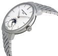 Frederique Constant Slimline Moonphase Automatic Stainless Steel Silver Dial Date Mens Watch FC-705S4S6B Online Sale