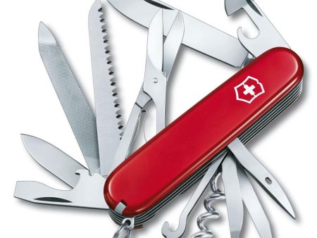 Victorinox Swiss Army Ranger Red Medium Pocket Knife with 21 Functions 1.3763 Hot on Sale