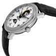 Frederique Constant Classics Heart Beat Moonphase Automatic Silver Dial Black Leather Strap Mens Watch FC-335MC4P6 Discount