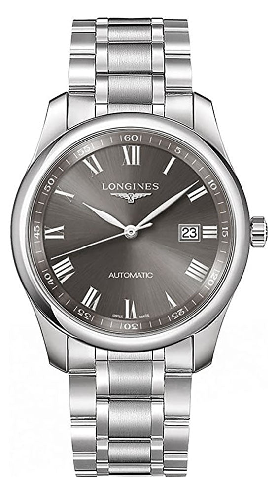 Longines Master Collection Automatic Stainless Steel Gray Dial Date Mens Watch L2.793.4.71.6 Online Hot Sale